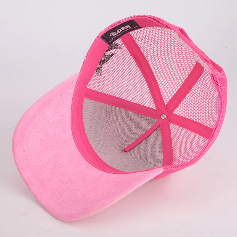 High Quality Wholesale 5 Panel angel Printed logo Men Women Sports cap Mesh Embroidery Custom Logo Trucker Hat