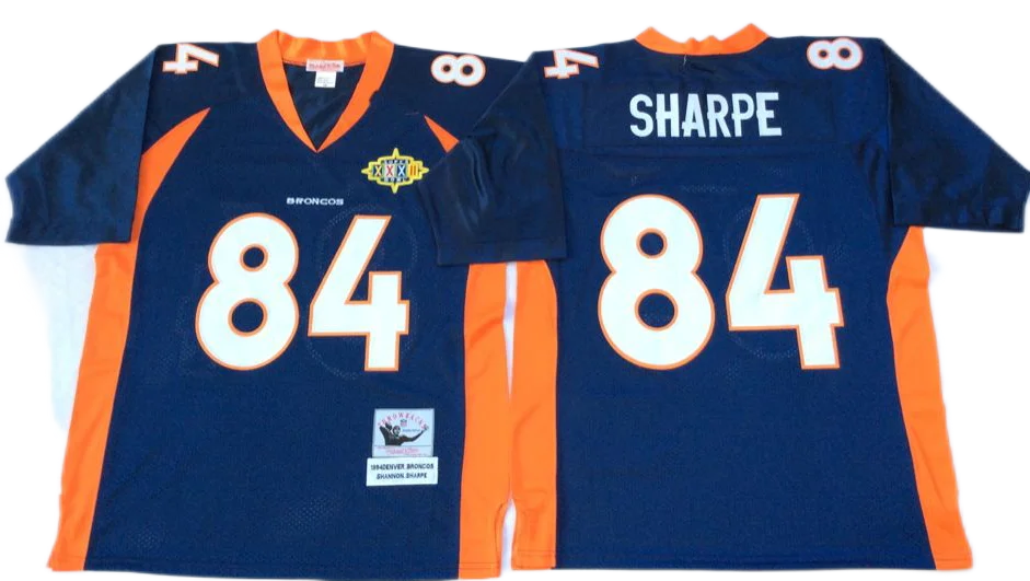 Винтажная одежда для футбола Денвера 49 d.smith 77 Мекленбург 27 atwater 57 t.jackson Мужская футболка 1 - 9 Pi