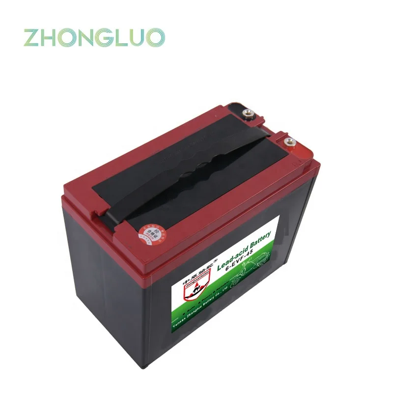 12V 45Ah Long Life Deep Cycle Rechargeable Sealed Lead Acid Battery for Electric Vehicle storage battery