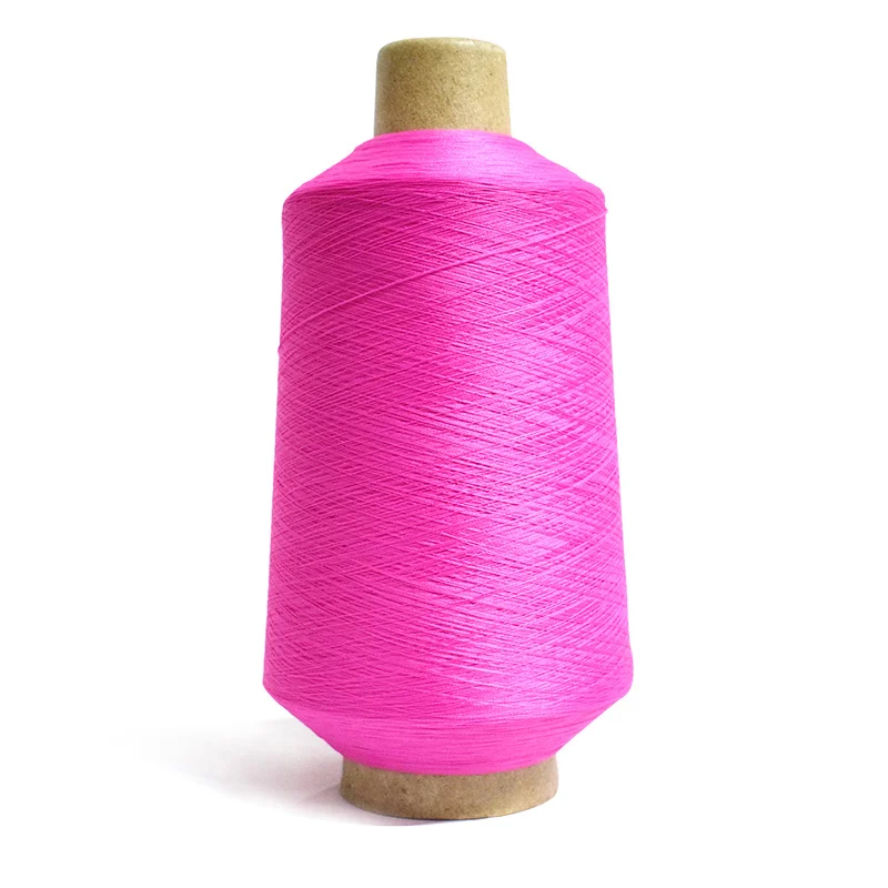 100% Nylon Hot Melt Ring Spun Yarn 30 Count 20Den 70D 100D Custom High Twisted Nylon Monofilament Yarn Dty