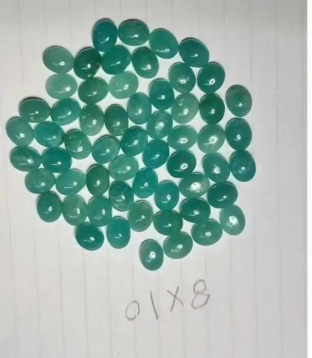 100% Natural Green Amazonite Cabochon Top Quality Amazonite Gemstone for Jewelry Making Loose Gemstone Exclusive Handmade Stone