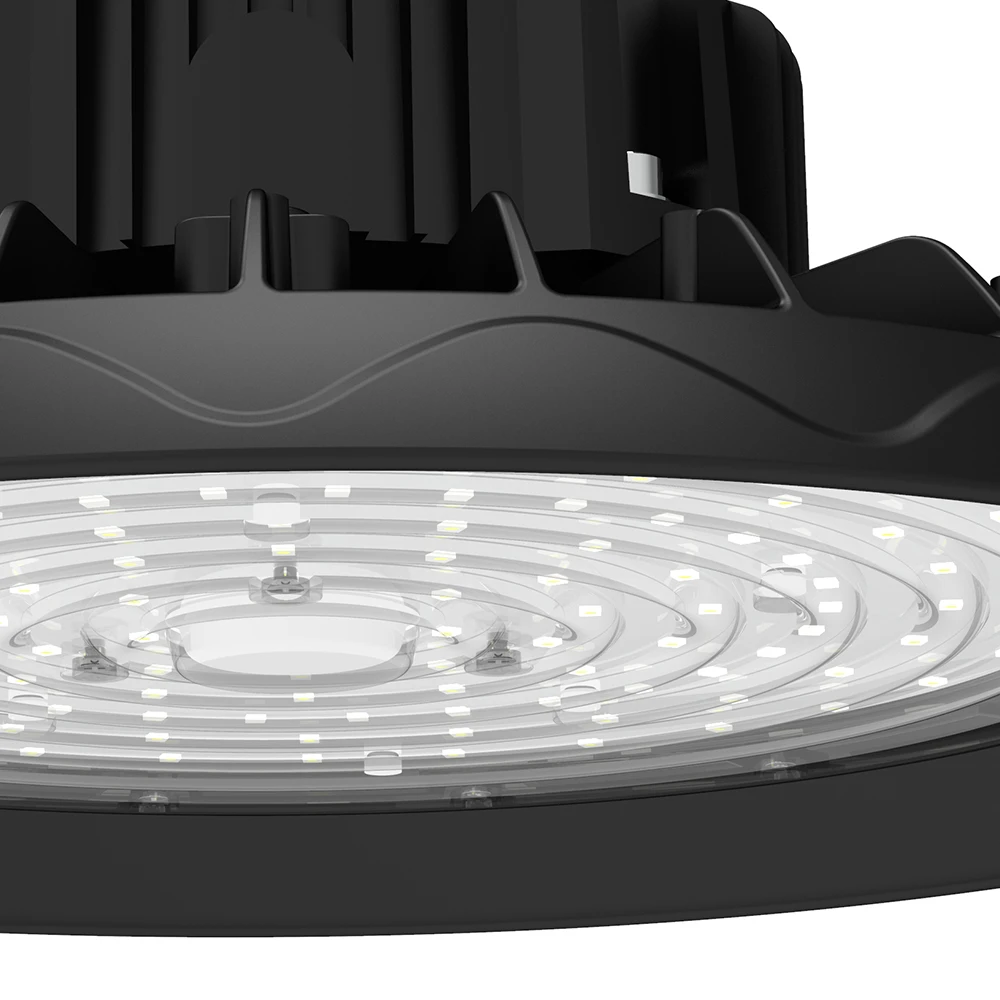 Professional ip65 waterproof 100w/150w/200w warehouse industrial ufo high bay lamp lighting led garage lights