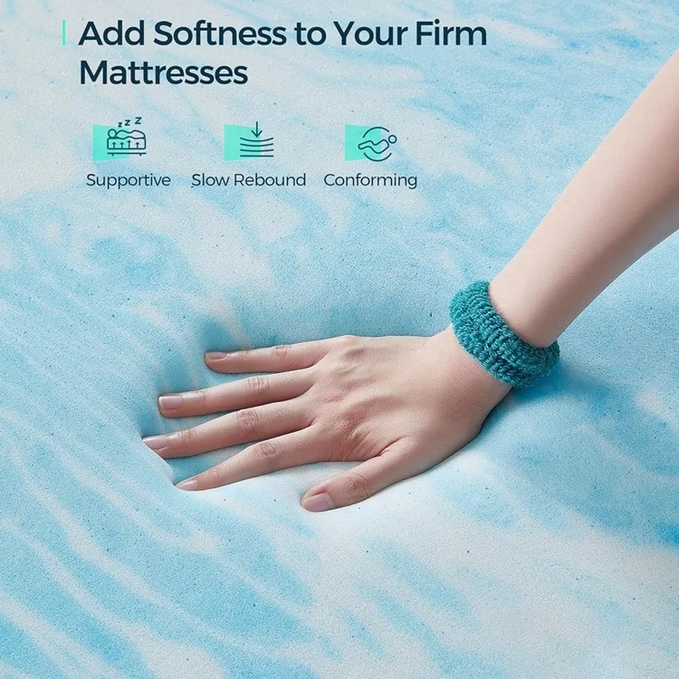 King-Size Foam Mattress Protector High Quality Mattress Cover for Enhanced Comfort