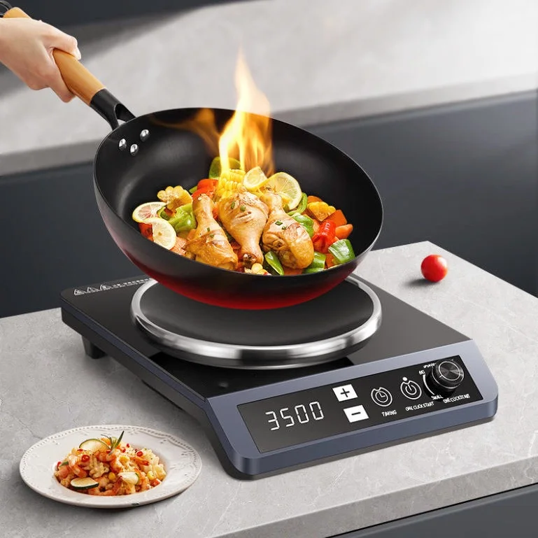 Wholesale China Smart Multi Cooker Commercial Fast Heating Single Induction Cooker Stove 3500W 5KW With Concave surface