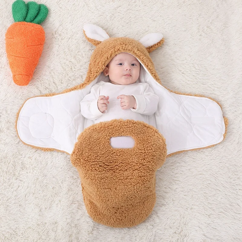 0-9M animal sleeping bag Kids Sleeping Bag sac de couchage Housse de poussette bear shaped plush Sleeping Bag