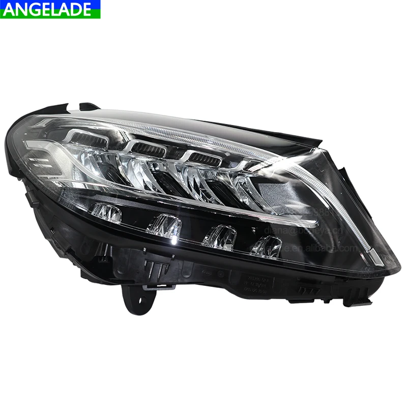 Original Genuine AFS AHL Adaptive Full LED Headlight for Mercedes Benz W205 FG C200 2014-2016 Half Assembly