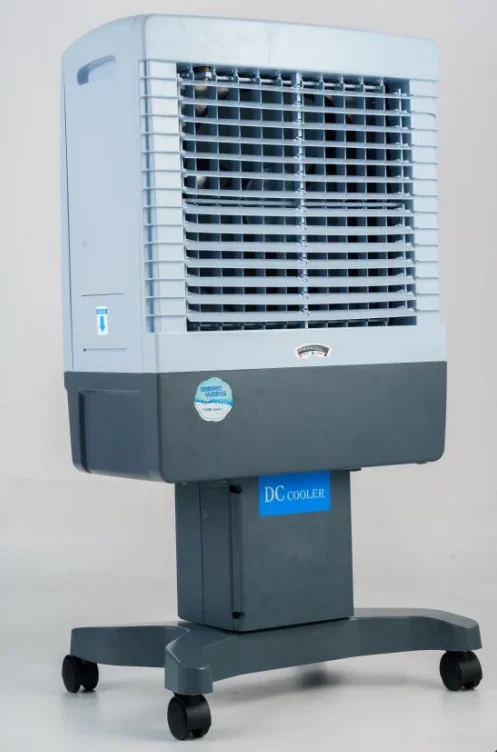solar air conditioning system air cooler fresh air with battery and solar panel