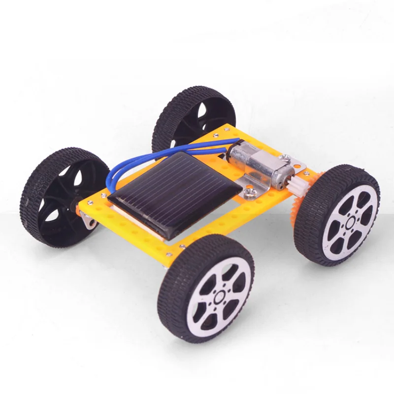 Hot Sale STEM Science Solar Toy Car Plastic Science Kit Solar Powered Toy Car Stem Mini Solar Car Baby Toy