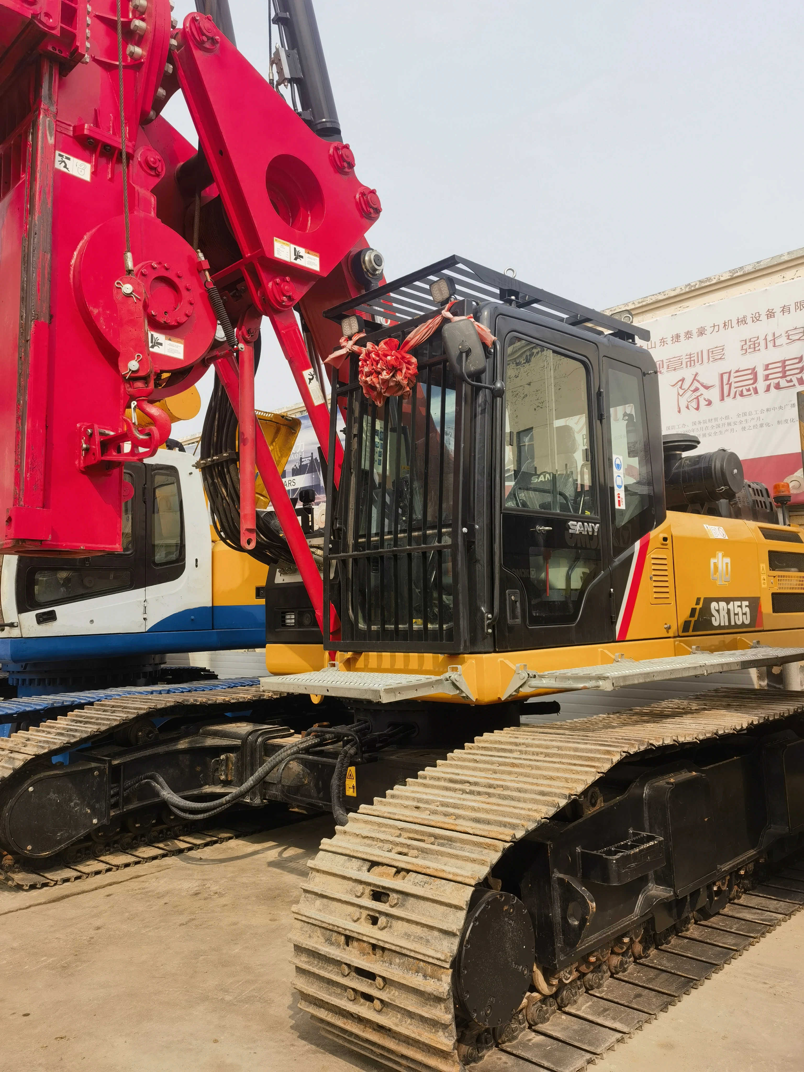 High Quality Used SANNY SR155 Rotary Pile Drilling Rig Hydraulic Pilling Rig