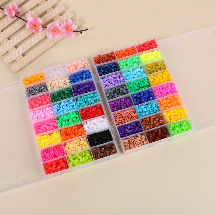Wholesale 48 colors kit  kids DIY iron hama fuse beads 5mm .