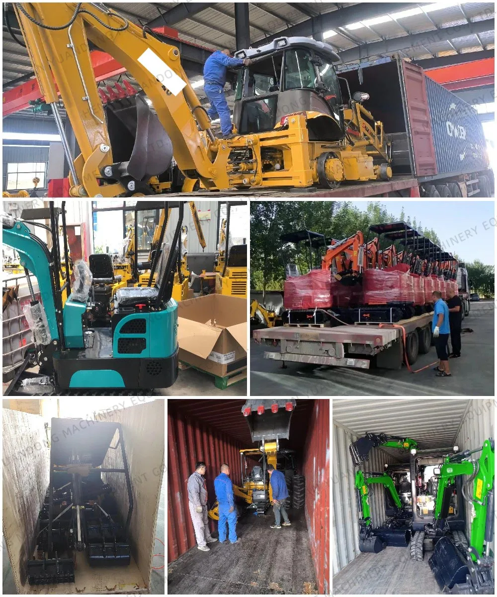 Municipal Small Road Planting Excavator Excavator Rotary Drilling Rig Crawler Mini Driving Excavator Construction Bulldozer