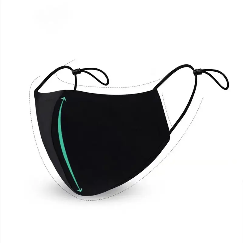 Модный Регулируемый многоразовый пылезащитный Хлопковый чехол унисекс для уличного спорта, Прямая поставка с фабрики