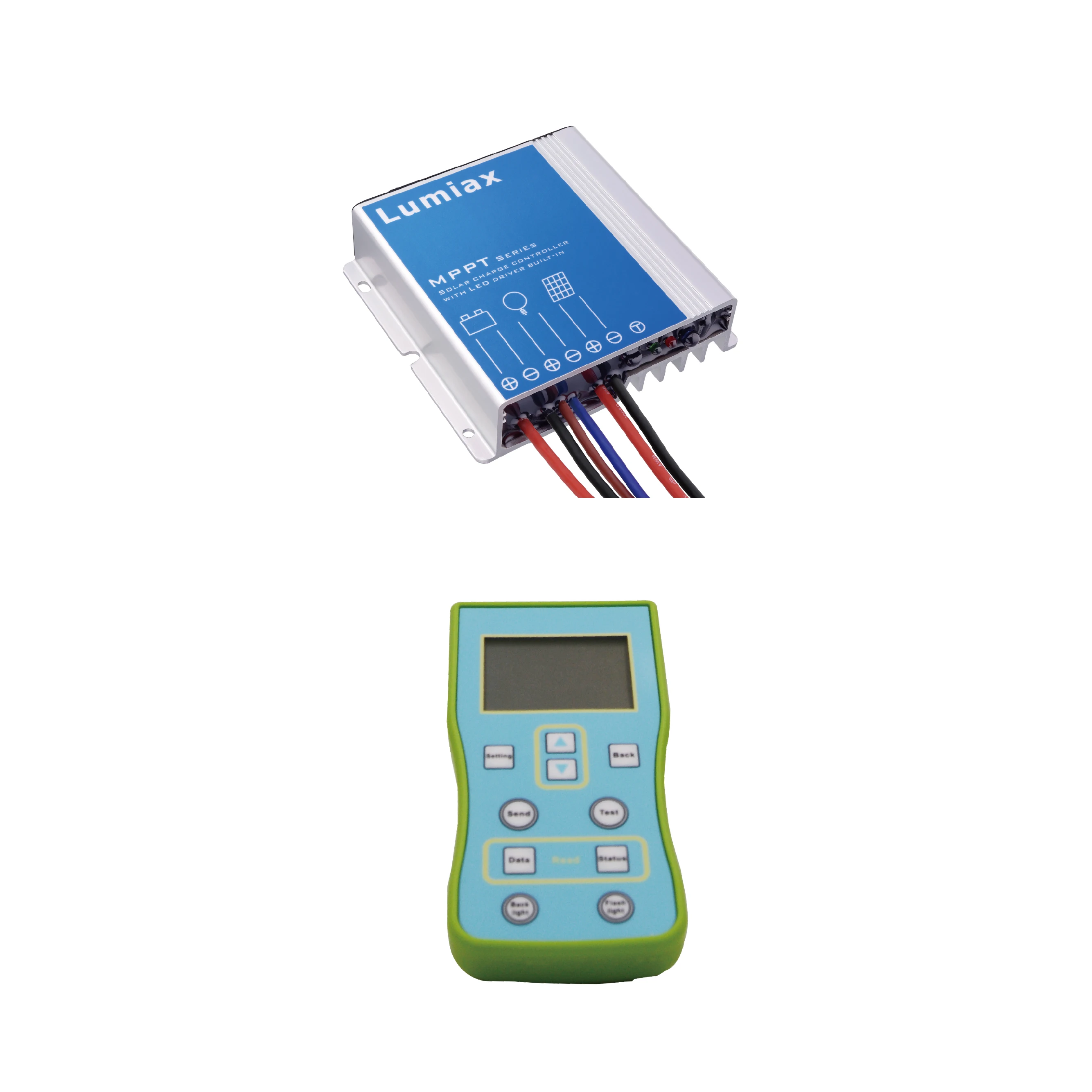 Lumiax 8A 10A 15A 20A  12V MPPT solar charge controller IP67 infrared sensor 24V