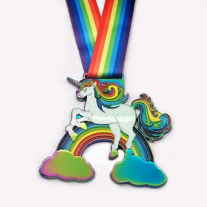 Free Samples Funny Trophies Awards Metal Women Racing Medal