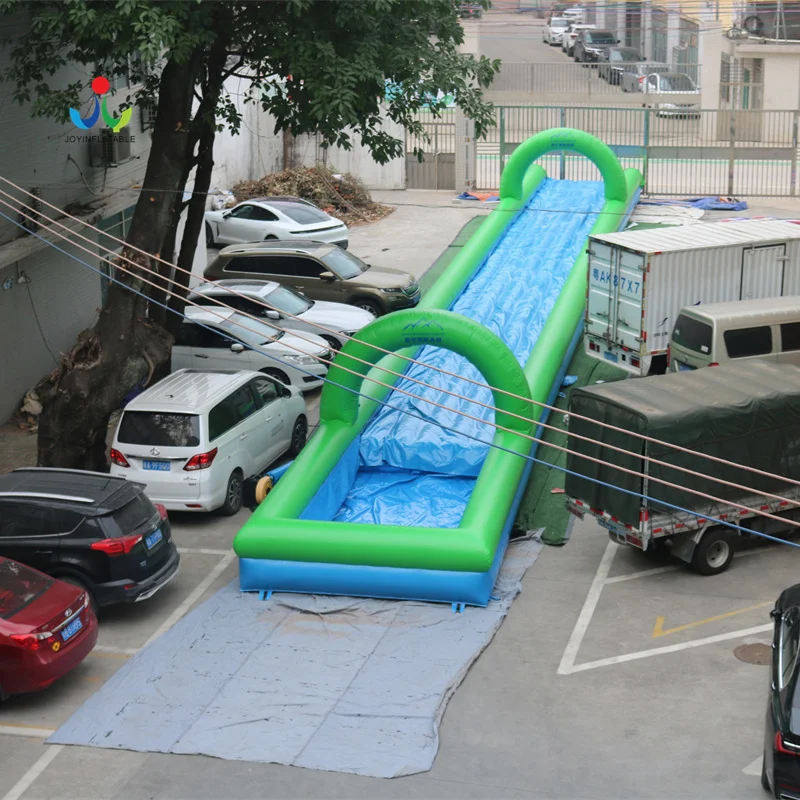 Водоскользящая горка длиной 58 м для города, надувная водная горка, аквапарк для продажи