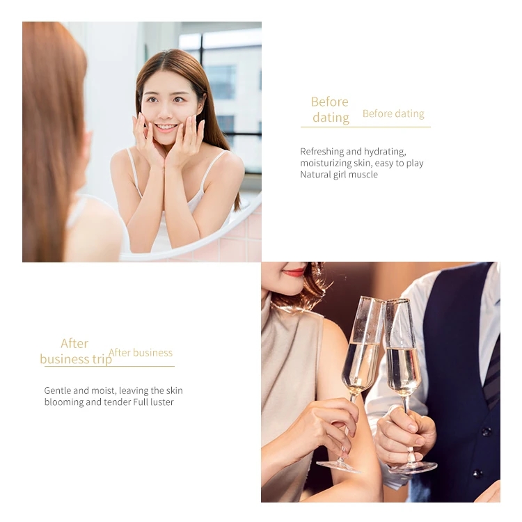 Private label customized organic pure natural female facial moisturizing and whitening skin care set