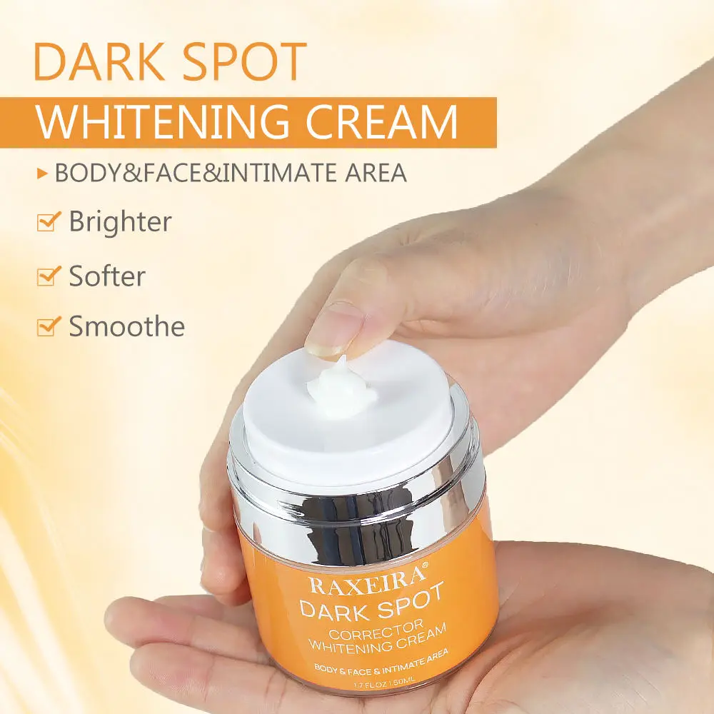 Hot Selling Private Label Fast Brightening Lightening Arbutin Nicotinamide Kojic Acid Face Whitening Cream For Dark Skin
