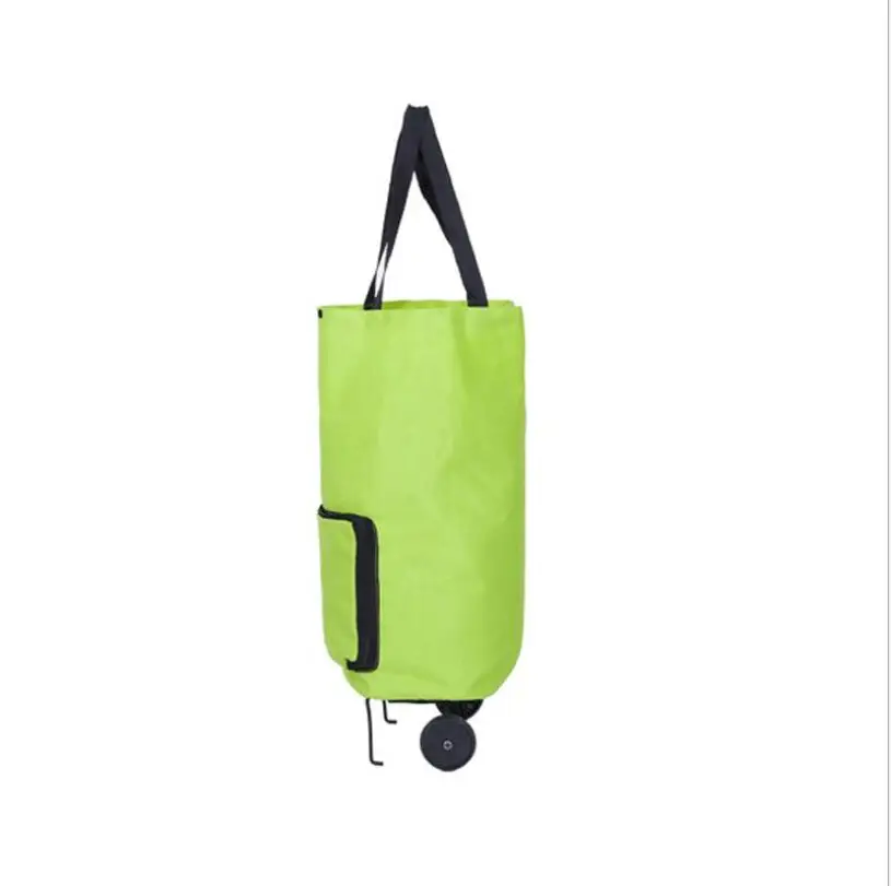 Factory wholesale reusable shopping bags folding shopping trolley bag tote