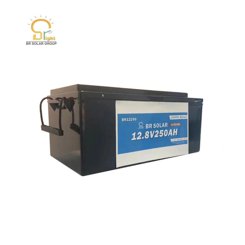BR Солнечная литиевая батарея 24v 48v 250ah lifepo4 аккумуляторная 25 6 v 100AH литий-фосфатная