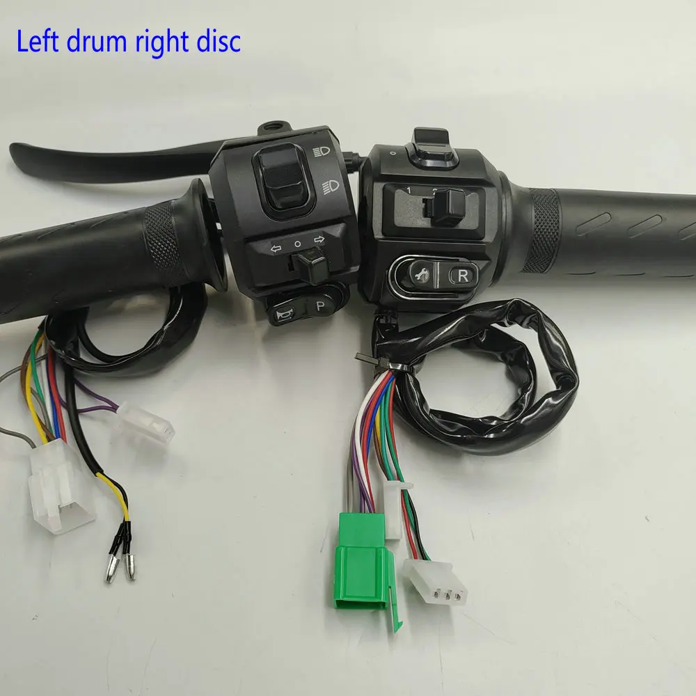 Electric Bicycle THROTTLE+Combination Switch light+turning+horn+reverse+3 gears BUTTON Assembly TRICYCLE scooter CONVERSION PART