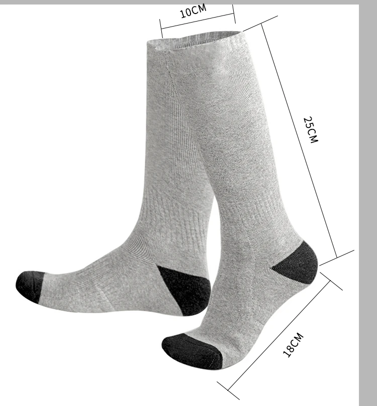 
Носки с подогревом для мужчин и женщин, носки с подогревом для катания на лыжах и сноуборде, носки с перезаряжаемой батареей, 2021 