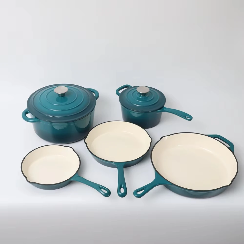 Cooking pots best quality Chinese non-stick enamel cast iron casserole for home restaurant cookware