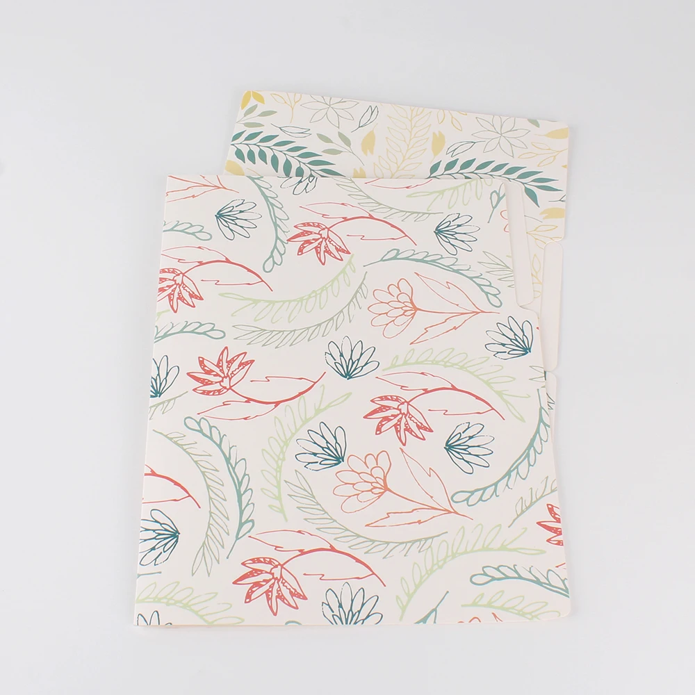 Office Supplier Portable Document Folder Paper a4 paper cardboard file folder with pockets