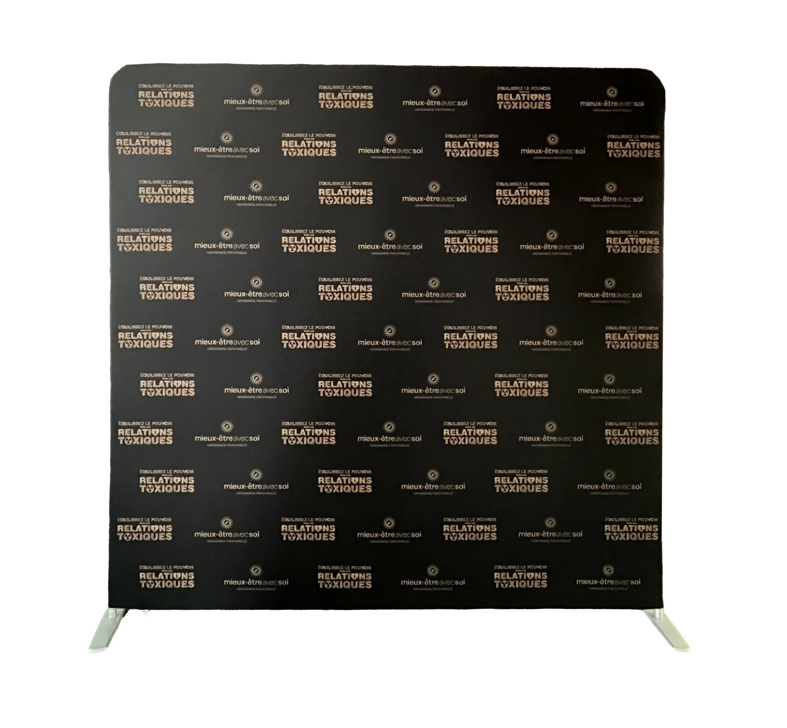 Factory Price Pillow Case Style Photo Booth Backdrop Aluminium Frame With Custom Logo Backdrop Banners