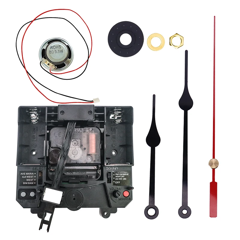 Triple Chime Movement Abbey Music Cassette Speaker 12888 Swing Trigger Movement with 4 different chime music