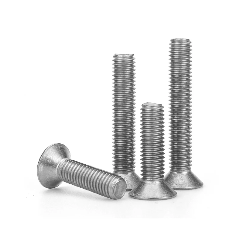 M2 M3 M4 M6 Stainless Steel SS304 316 A2 A4 Customised DIN7991 allen Socket Countersunk Flat Head Bolt Machine Screw