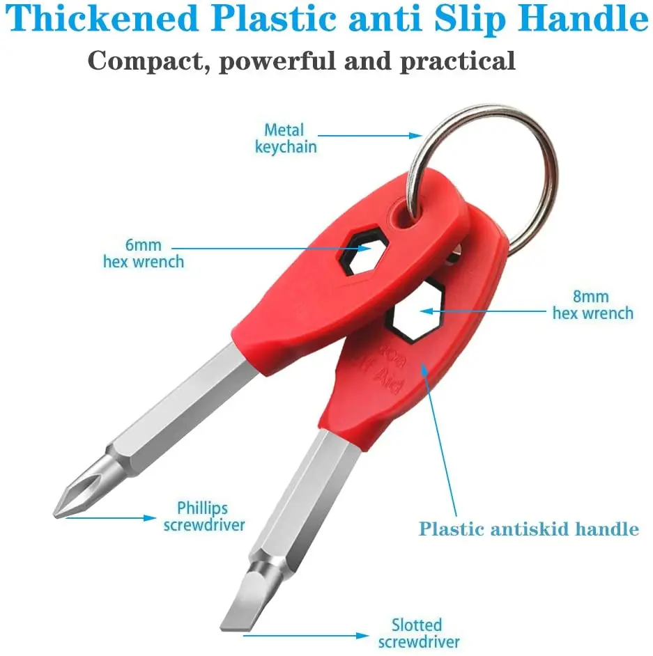 В комплект входит плоская отвертка и Шестигранная отвертка Phillips