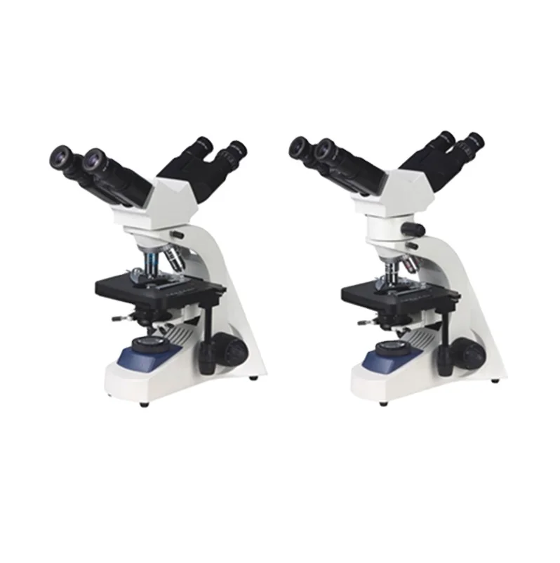 XSZ-148F2/148F2A lab Digital biological Dual viewing Compensation Free binocular head microscope with LED cursor&Abbe condenser