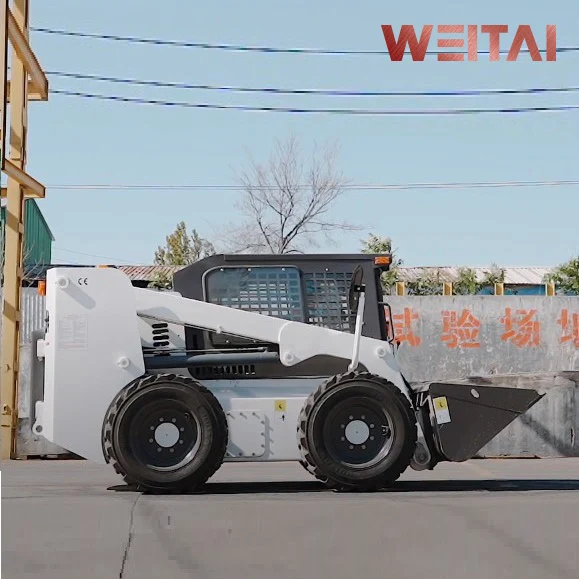 Original Manufacturer Mini 860 Kg Skid Steer Loader/China Factory Direct Supply Skid Loader with Snow Plow Attachment Low Price