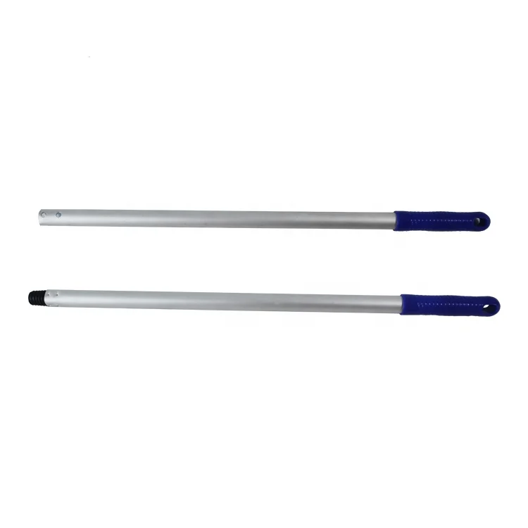 Mop Replacement Parts Supplies 150cm Universal Aluminum Handle Industrial Kentucky Wet Mop Handle With Holes