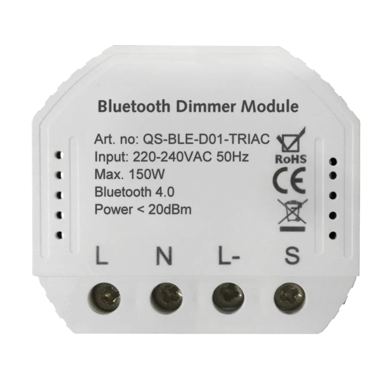 Smart Alexa Google домашнее управление Bluetooth 4,0 сетка управление выключатель света диммер для светодиодного светильника