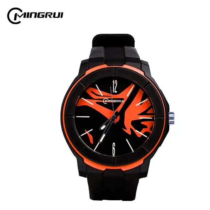 MINGRUI Sport Watches Teenagers Quartz Clocks Student Waterproof Wristwatch Men Black Time Luminous Hands Boy Handclock Watch
