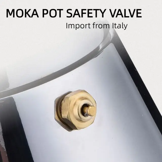 Strong Factory 6.6oz Stovetop Espresso Maker Percolator Italian Coffee Maker Capable Stainless Steel Moka Pot