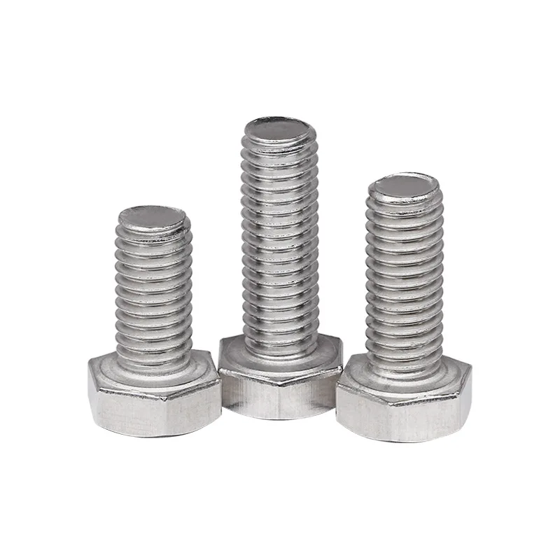 Wholesale retail adjustable class 5.8 zinc coating full thread stainless steel hex bolts