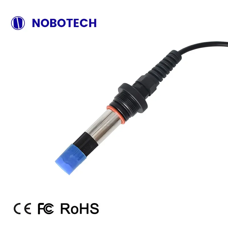 Drinking water swimming pool disinfection chlorine diocide online monitoring free chlorine sensor probe