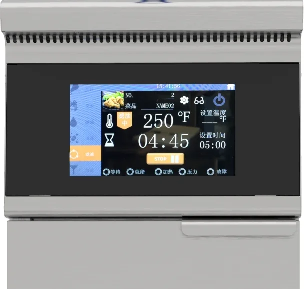 OFE-126L LCD screen commercial industrial chicken pressure chip electric deep fryers for fried chicken electric chicken fryer