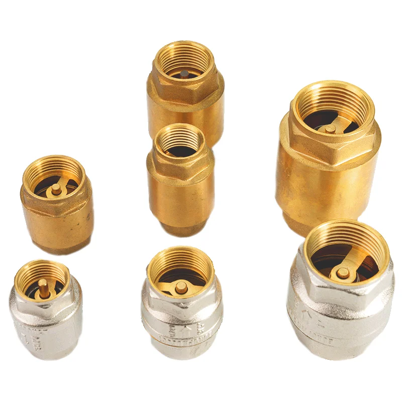 German Brass York Valve Check Valve Manual Power Vertical Spring for High Temperature Water Oil Gas System General Application