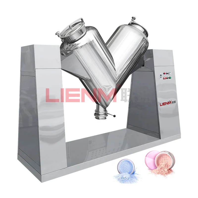 Factory stainless steel 3d chemical blender powder mixer small powder mixer powder mixing spices