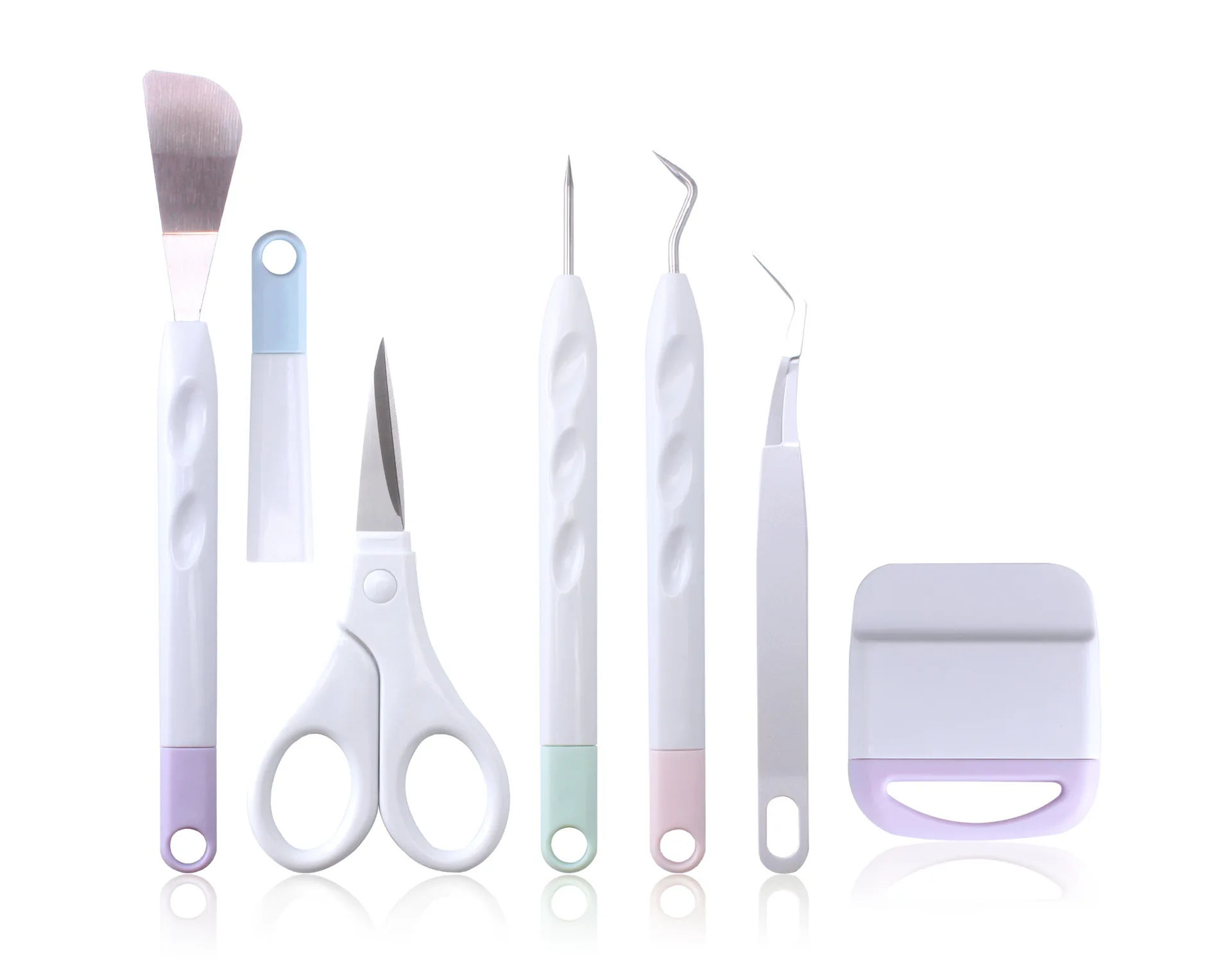 Precision Craft Vinyl Tools Kit,6pcs Weeding Kits,Craft Vinyl Weeding Tools Set for Cricut/Silhouette/Siser/Oracal 631 651 751 V