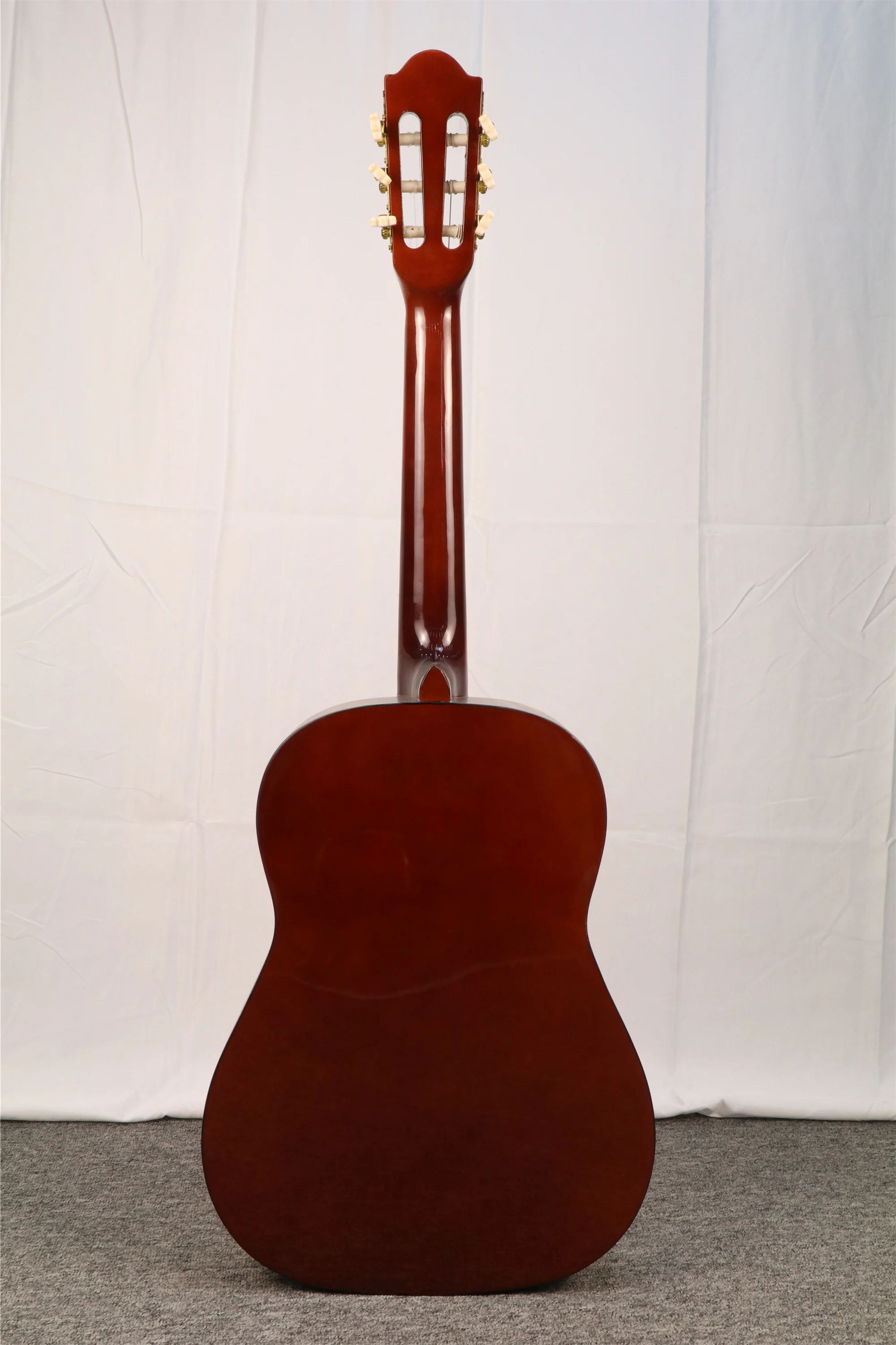 High-Quality  Affordable High-Gloss Solid Wood Acoustic Guitar For Beginners and Professionals
