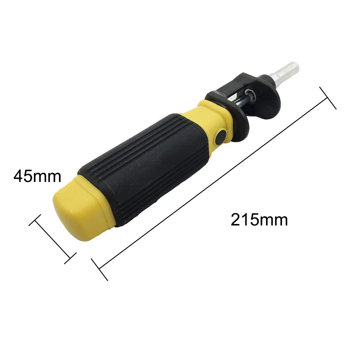 New 6 in 1(7pcs) Multi-function Adjustable Magnetic Revolver 360 Degree Screwdriver Common Bits Set Word Cross Tool