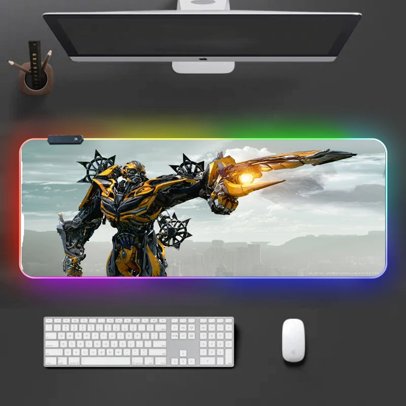 high cost performance LED ergonomic larger  custom sublimation mouse pad gamer rgb