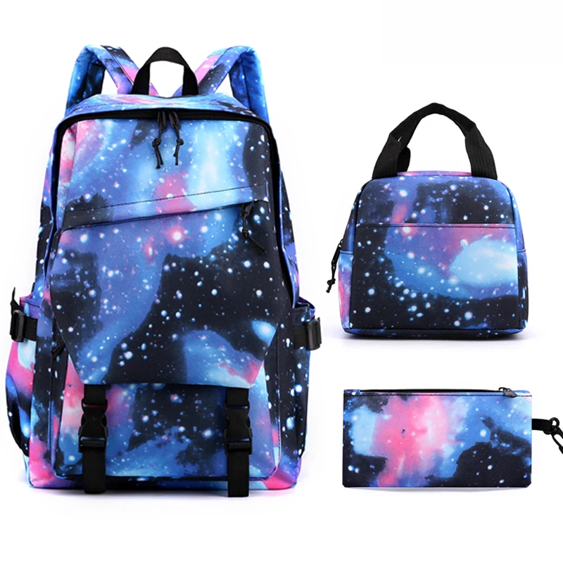 Fashion competitive price kids school backpack bag set school bag and lunch bag set for kids