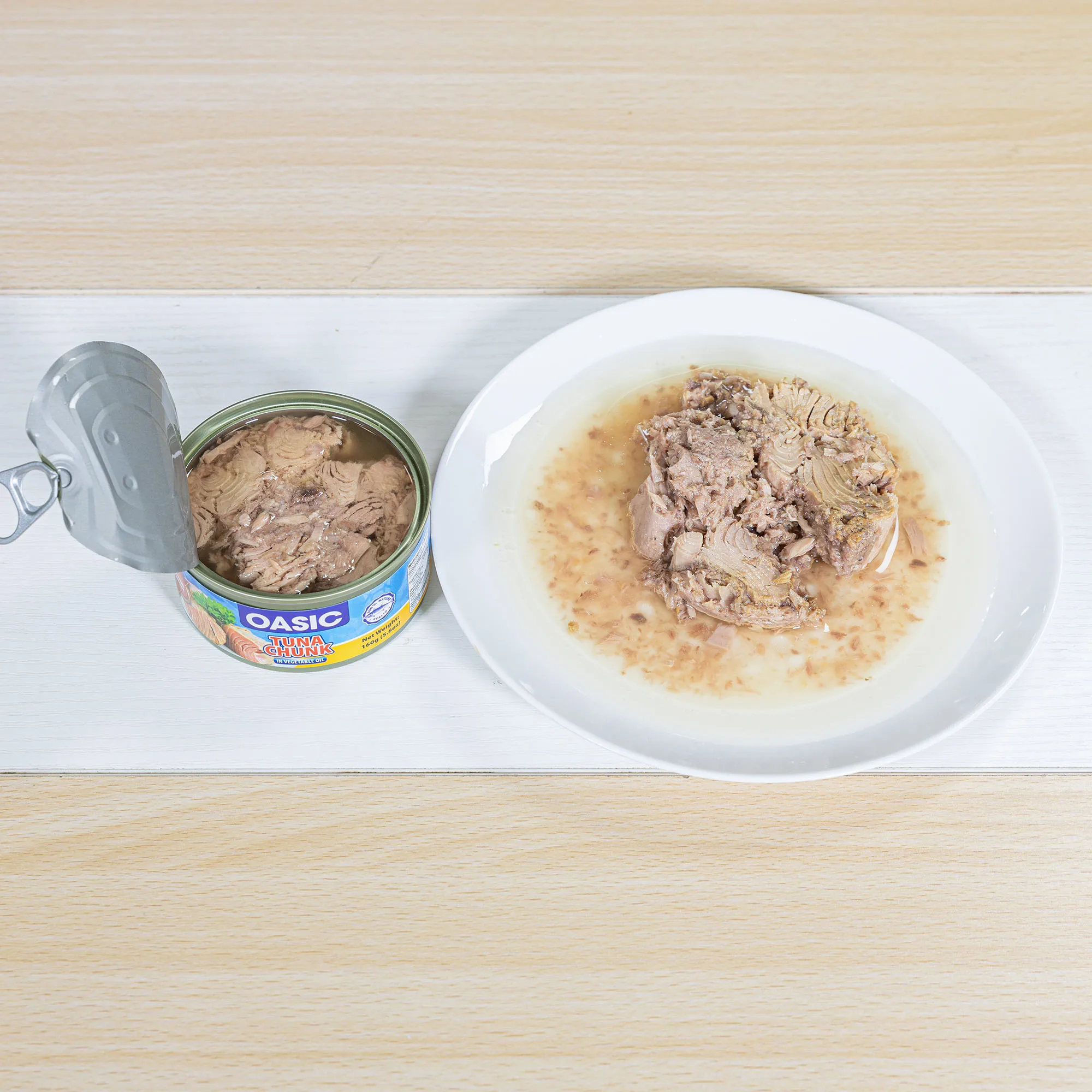 2024 Natural Ingredients Premium Quality Canned Tuna in Vegetable Oil 125g/425g Canned Fish from Factory