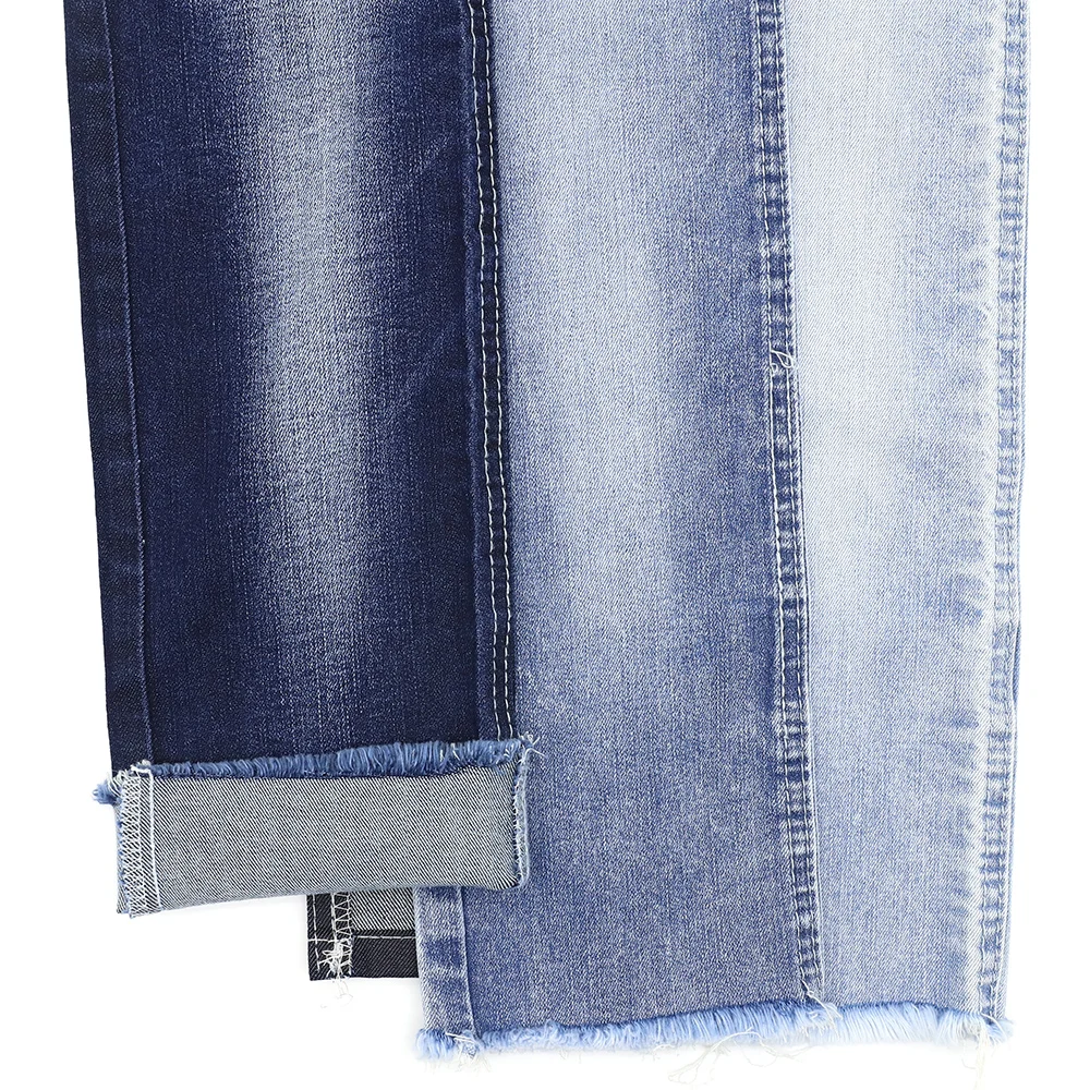 12.29 oz stretch rolls of denim fabric with slub for jeans/garment/skirts