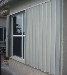 Vanguard Solutions Exterior Accordion Window Door Aluminium frame hurricane window door High Security